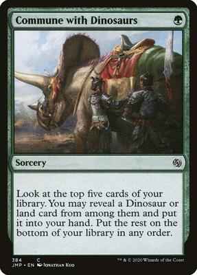 Magic: The Gathering - Jumpstart - Commune with Dinosaurs - Normal
