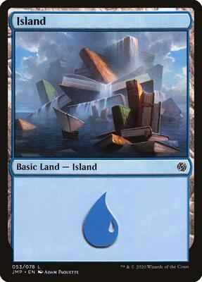Magic: The Gathering - Jumpstart - Island (053) - Normal