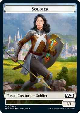 Magic: The Gathering - Core Set 2021 - Soldier Token - Token - Normal