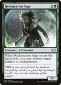 Magic: The Gathering - Double Masters - Reclamation Sage - Uncommon - Foil