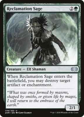 Magic: The Gathering - Double Masters - Reclamation Sage - Uncommon - Foil