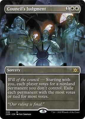 Magic: The Gathering - Double Masters - Council's Judgment (Borderless) - Rare - Foil