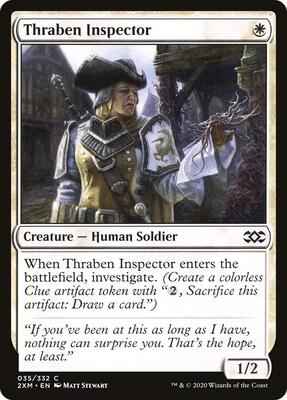 Magic: The Gathering - Double Masters - Thraben Inspector - Common - Normal