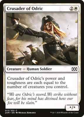 Magic: The Gathering - Double Masters - Crusader of Odric - Common - Foil