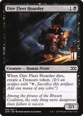 Magic: The Gathering - Double Masters - Dire Fleet Hoarder - Common - Normal