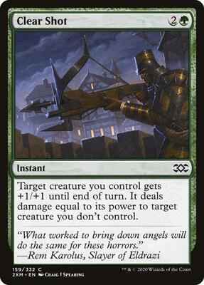 Magic: The Gathering - Double Masters - Clear Shot - Common - Normal