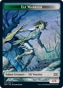 Magic: The Gathering - Double Masters - Elf Warrior Token - Token - Normal