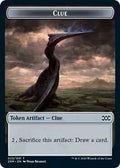 Magic: The Gathering - Double Masters - Clue // Wurm (030) Double-Sided Token - Token - Foil