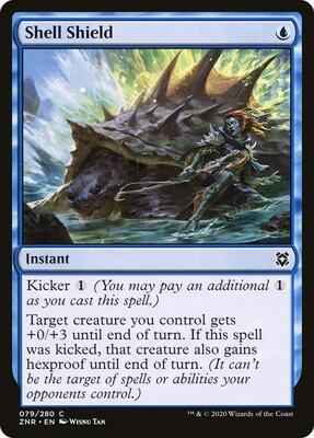 Magic: The Gathering - Zendikar Rising - Shell Shield - Common - Normal