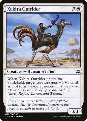 Magic: The Gathering - Zendikar Rising - Kabira Outrider - Common - Normal