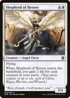 Magic: The Gathering - Zendikar Rising - Shepherd of Heroes - Common - Normal