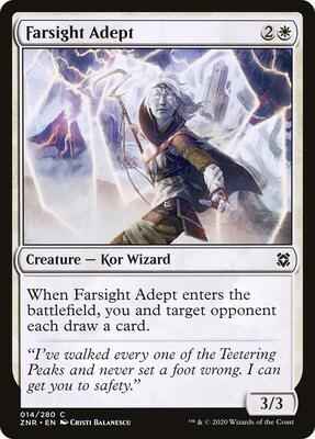 Magic: The Gathering - Zendikar Rising - Farsight Adept - Common - Normal