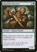 Magic: The Gathering - Zendikar Rising - Dauntless Survivor - Common - Normal