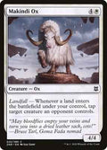 Magic: The Gathering - Zendikar Rising - Makindi Ox - Common - Normal