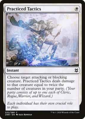 Magic: The Gathering - Zendikar Rising - Practiced Tactics - Common - Normal