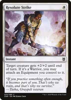 Magic: The Gathering - Zendikar Rising - Resolute Strike - Common - Normal
