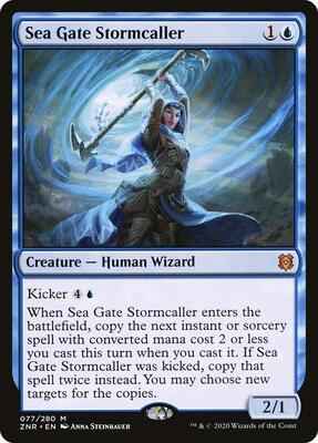 Magic: The Gathering - Zendikar Rising - Sea Gate Stormcaller - Mythic - Normal
