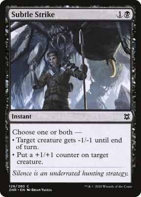 Magic: The Gathering - Zendikar Rising - Subtle Strike - Common - Normal