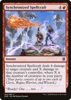 Magic: The Gathering - Zendikar Rising - Synchronized Spellcraft - Common - Normal