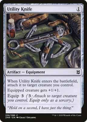 Magic: The Gathering - Zendikar Rising - Utility Knife - Common - Normal