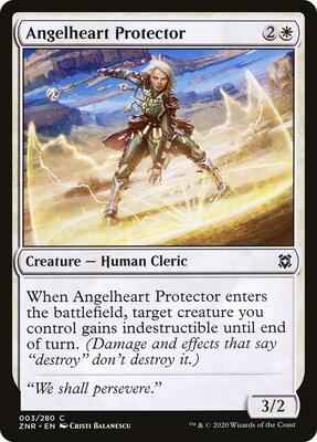 Magic: The Gathering - Zendikar Rising - Angelheart Protector - Common - Normal