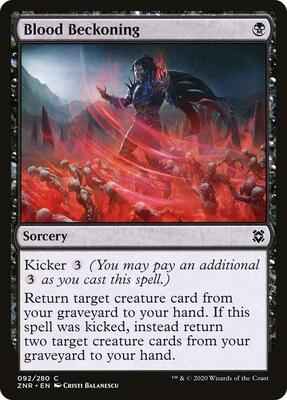 Magic: The Gathering - Zendikar Rising - Blood Beckoning - Common - Normal