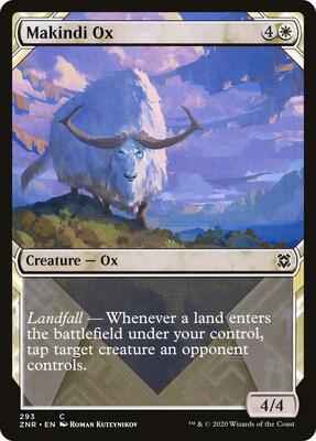 Magic: The Gathering - Zendikar Rising - Makindi Ox (Showcase) - Common - Normal