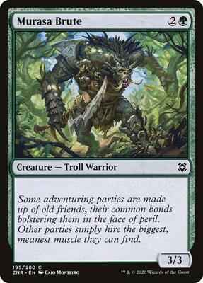 Magic: The Gathering - Zendikar Rising - Murasa Brute - Common - Normal