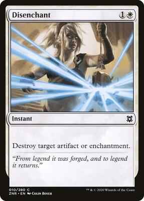 Magic: The Gathering - Zendikar Rising - Disenchant - Common - Normal
