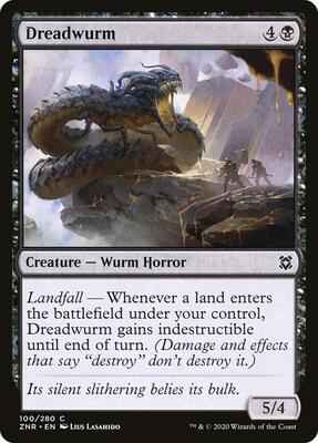 Magic: The Gathering - Zendikar Rising - Dreadwurm - Common - Normal