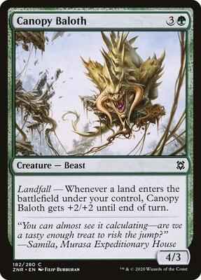 Magic: The Gathering - Zendikar Rising - Canopy Baloth - Common - Normal