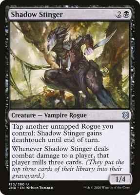Magic: The Gathering - Zendikar Rising - Shadow Stinger - Uncommon - Normal