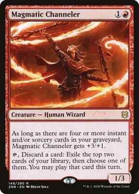 Magic: The Gathering - Zendikar Rising - Magmatic Channeler - Rare - Normal
