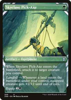 Magic: The Gathering - Zendikar Rising - Skyclave Pick-Axe (Showcase) - Uncommon - Normal