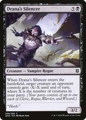 Magic: The Gathering - Zendikar Rising - Drana's Silencer - Common - Normal