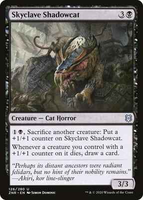 Magic: The Gathering - Zendikar Rising - Skyclave Shadowcat - Uncommon - Normal