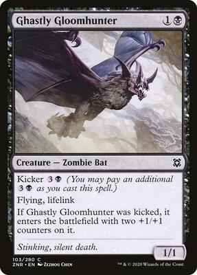 Magic: The Gathering - Zendikar Rising - Ghastly Gloomhunter - Common - Normal