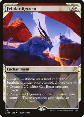 Magic: The Gathering - Zendikar Rising - Felidar Retreat (Showcase) - Rare - Normal