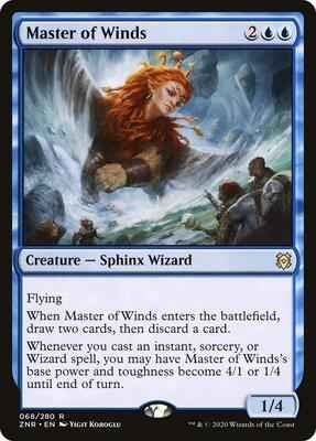 Magic: The Gathering - Zendikar Rising - Master of Winds - Rare - Foil