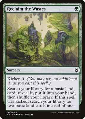 Magic: The Gathering - Zendikar Rising - Reclaim the Wastes - Common - Normal
