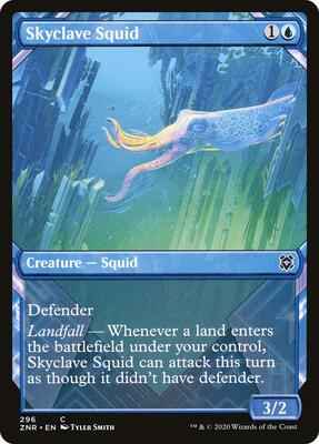 Magic: The Gathering - Zendikar Rising - Skyclave Squid (Showcase) - Common - Normal