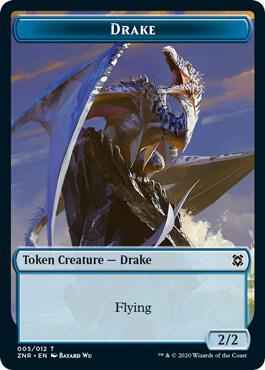 Magic: The Gathering - Zendikar Rising - Drake Token - Token - Normal