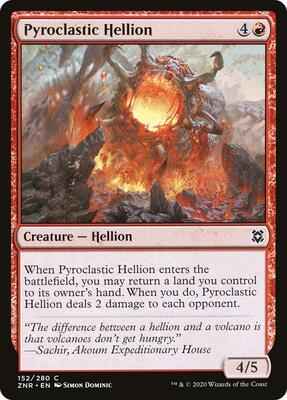 Magic: The Gathering - Zendikar Rising - Pyroclastic Hellion - Common - Normal