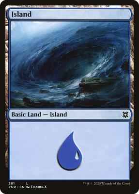 Magic: The Gathering - Zendikar Rising - Island - Land - Normal