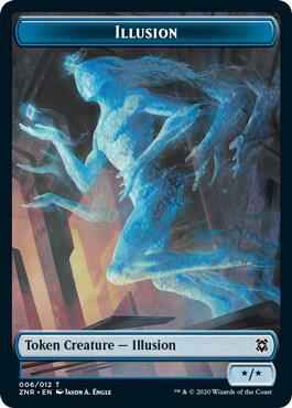 Magic: The Gathering - Zendikar Rising - Illusion Token - Token - Normal