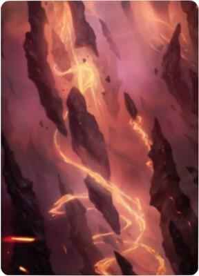 Magic: The Gathering - Art Series: Zendikar Rising - Mountain Art Card (16/81) - Special - Normal
