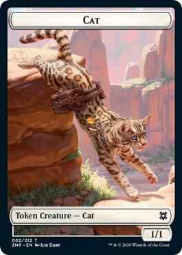 Magic: The Gathering - Zendikar Rising - Cat // Insect Double-Sided Token - Token - Foil
