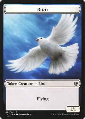 Magic: The Gathering - Commander: Zendikar Rising - Bird // Kor Ally Double-Sided Token - Token - Normal