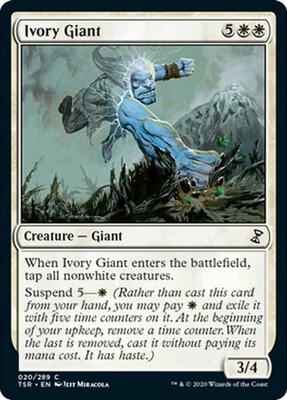 Magic: The Gathering - Time Spiral: Remastered - Ivory Giant - Common - Normal