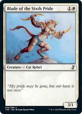 Magic: The Gathering - Time Spiral: Remastered - Blade of the Sixth Pride - Common - Normal